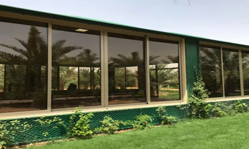 مجلس خارجي  زجاجي تصميم حديث